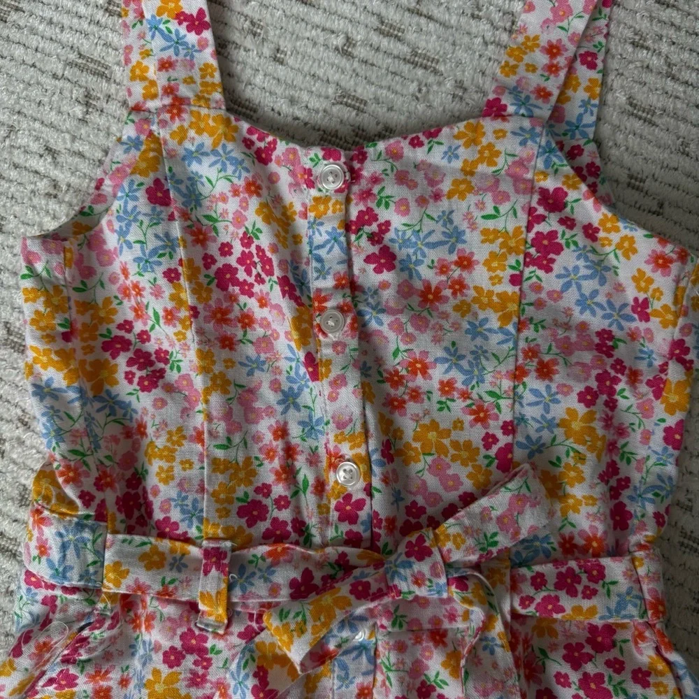 NWT Old Navy Multicolor Girls Floral Kids Romper M (8)